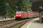 146 236-5 mit RE nach Konstanz in Triberg am 04.09.2011