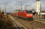 146 105-2 mit dem RE (RE 4414) von Hannover Hbf nach Norddeich Mole in Verden (Aller). 06.12.2011