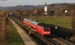 146 234-0 mit der RB 26579 (Offenburg-Neuenburg(Baden) bei Denzlingen 17.3.12