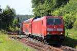 146 240-7 DB bei Seehof am 24.06.2012.
