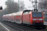 146 003-9 hinter RE 2 nach Dsseldorf in Recklinghausen 24.11.2012