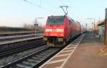 Am 03.03.2013 schob 146 228-2 ihre RegionalBahn nach Offenburg aus dem Bahnhof von Orschweier raus.