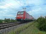146 114-4 am 14.08.2012 mit einem RE nach Offenburg bei Mllheim (Baden).