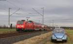 146 228-2  St.Georgen(Schwarzw)  mit dem RE 5323 (Karlsruhe Hbf-Konstanz) bei Forchheim 7.1.14