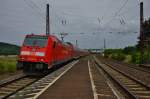 146-247-2 als RB von Frankfurt/M. nach Würzburg fahrent am 16.07.14 in Retzbach-Zellingen.