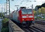 146 010 RE5 nach Emmerich, Ausfahrt vom Bf Remagen - 01.10.2014