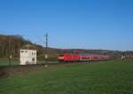 146 214 mit IRE 4221 nach Lindau HBF.Aufgenommen bei Lonsee am 19.4.2015.