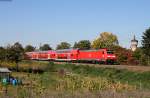 146 214-2 mit dem RE 19509 (Heidelberg Hbf-Stuttgart Hbf) bei Bruchsal 1.10.15