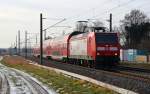 146 008 war am 09.01.16 auf dem RE Magdeburg-Naumburg(S) im Einsatz.