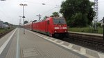 Die 146 272 der DB Regio NRW am RE 5 (Koblenz - Emmerich) bei der Durchfahrt durch Sechtem in Richtung Köln.