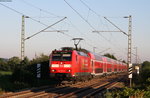 146 113-6 mit dem RE 5335 (Offenburg-Basel SBB) bei Köndringen 20.7.16