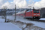 15.01.2017 Streckenabschnitt Uhingen 146 205 - winterliche Bahnromantik