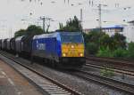 146 521-0 Connex startet im Umschlagbahnhof Hamm am 15.09.2010 mit einem Gterzug gedeckter Wagen in stliche Richtung.