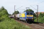 InterConnex 146 522-8 mit Kesselwagen in Hannover Limmer am 02.06.09 Gre an den netten Tf !