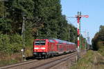 146 226-6 mit dem RE 4729 (Karlsruhe Hbf-Konstanz) bei Forchheim 25.9.18