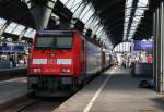 146 235-7  Europa Park Rust  mit dem RE 5327 (Karlsruhe Hbf-Kreuzlingen) im Start Bf 18.5.11