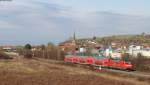 146 115-1  Baden Württemberg erfahren  mit der RB 26565  (Offenburg-Neuenburg(Baden)) bei Teningen 15.1.14