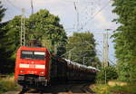 152 080-8 DB  kommt mit einem Audi-VW-Skoda-Zug aus Osnabrück nach Kortenberg-Goederen(B) und kommt aus Richtung Mönchengladbach-Hbf,Rheydt-Hbf,Wickrath,Beckrath,Herrath und fährt durch Erkelenz in Richtung Baal,Hückelhoven-Baal,Brachelen,Lindern,Süggerath,Geilenkirchen,Frelenberg,Zweibrüggen,Übach-Palenberg,Rimburg,Finkenrath,Hofstadt,Herzogenrath, Kohlscheid,Richterich,Laurensberg,Aachen-West. 
Aufgenommen von der Mühlenstraße in Erkelenz.
Bei Sommerwetter am Abend vom 28.6.2017.