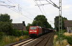 152 049-3 DB kommt mit einem Audi-VW-Skoda-Zug aus Osnabrück nach Kortenberg-Goederen(B) und kommt aus Richtung Mönchengladbach-Hbf,Rheydt-Hbf,Wickrath,Beckrath,Herrath,Erkelenz,Baal,Hückelhoven-Baal und fährt durch Brachelen in Richtung Lindern,Süggerrath,Geilenkirchen,Frelenberg,Zweibrüggen,Übach-Palenberg,Rimburg,Finkenrath,Hofstadt,Herzogenrath, Kohlscheid,Richterich,Laurensberg,Aachen-West. 
Aufgenommen vom Bahnsteig 1 in Brachelen. 
Bei Sommerwetter am 3.7.2017.