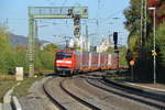 152 043-6 in Oberlahnstein bei der Durchfahrt