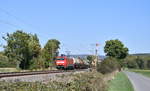 152 049 mit einem Kesselzug am 18.09.2018 in Emmerthal