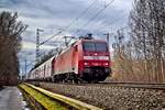 152 044-4 mit einem Kalkzug bei Unna-Mühlhausen (30.01.2021)