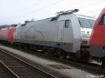 152 041-0 der DB Cargo Nrnberg ist Werbelok fr Porsche.