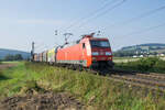 152 100-4 mit einem gemischten Güterzug bei Reilos,am 23.08.2023