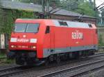 BR 152 065-9 auf einer Solofahrt in HH-Harburg am 06.08.2008.