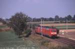 Aufgrund immer wieder vorkommender Verstrkerleistungen der baureihe 420 im Mnchner S-Bahn-Verkehr auf der Linie S1  musste allmhlich ein neuer Fotopunkt an dieser Strecke gefunden werden, um das