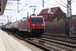 152 042-8 bei der Durchfahrt in Hannover/Linden am 23.05.2009