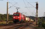 152 105-3 mit dem IKL 50510 (Singen (Htw)-Rheinhausen) bei Klengen 6.5.11