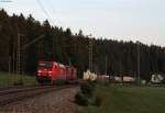 152 105-3 mit dem IKL 50510 (Singen (Htw)-Rheinhausen) bei Stockburg 6.5.11