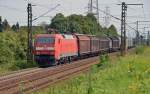 152 152 zog am 23.08.11 einen Gterzug durch Ahlten Richtung Hannover.