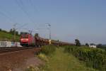 152 094-9 mit einem Schotterzug in Erbach (Rheingau) am 03.09.2011