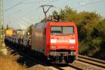 152 077-4 Railion bei Staffelstein am 30.09.2011.