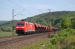 152 127-7 mit einem Tds/Tannoss Ganzzug am 07.05.2011 bei Einbeck-Salzderhelden