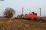 152 092-3 mit dem Ambrogio - Intermodal only Gallarate-Karlsruhe-Neuss im ersten Tageslicht bei Malsch.