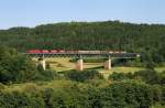 152 059 mit Gterzug bei Deining (23.08.2012)