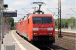 152 117-8 mit 152 053-5,152 126-9 und 185 363-9 als Lokzug in Rotenburg(Wmme) 31.5.2013