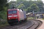 152 029-5 DB Schenker Rail in Michelau am 21.08.2013.