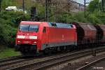 152 056-8 zog einen ganzzug am 22.04.14 durch hh-harburg