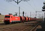 152 019 mit CS 60842 (Zielitz–Hamburg Hohe Schaar) am 21.04.2011 in Bardowick