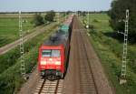 152 093 mit IKE 50189 (Maschen Rbf–Kornwestheim) am 02.08.2011 zwischen Ottersberg (Han) und Sagehorn