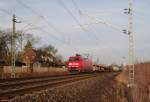 152 087-3 zu sehen am 17.03.15 it einem Frankenwaldumleiter in Syrau.