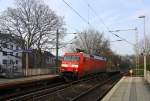 152 046-9 DB kommt als Lokzug aus Aachen-West nach Köln-Gremberg aus Richtung Aachen-West und fährt durch Aachen-Schanz in Richtung Aachen-Hbf,Stolberg-Hbf. 
Bei Schönem Sonnenschein am Nachmittag vom 16.3.2015.