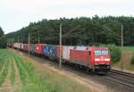 152 106 mit KT 50233 (Maschen Rbf–Kornwestheim Rbf) am 17.06.2014 zwischen Maschen Rbf und Jesteburg