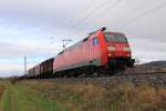 152 105-3 DB Schenker bei Lichtenfels am 10.11.2015.