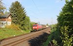 152 025-4 mit einem Frankenwaldumleiter zu sehen am 14.05.16 bei Oberjößnitz.