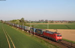 152 139-2 mit einem Containerzug bei Hohnhorst 7.5.16